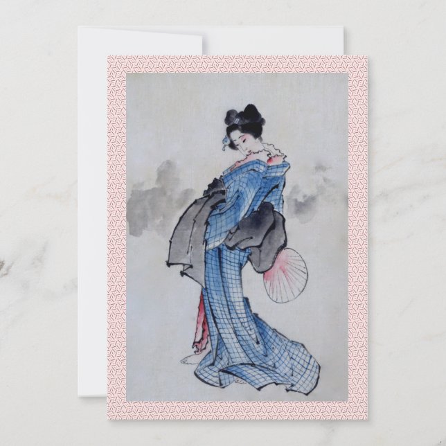 Geisha Wedding Invite (Front)