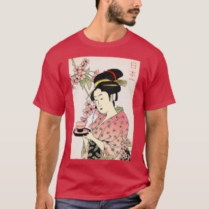 Geisha with Tea T-Shirt