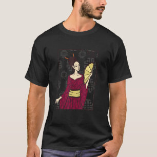 Geisha Woman Japanese Beautiful Smart T-Shirt