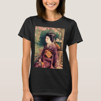 Geisha Women Vintage Japanese Woodblock T-Shirt