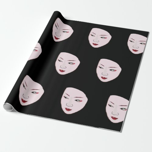 Geisha Wrapping Paper