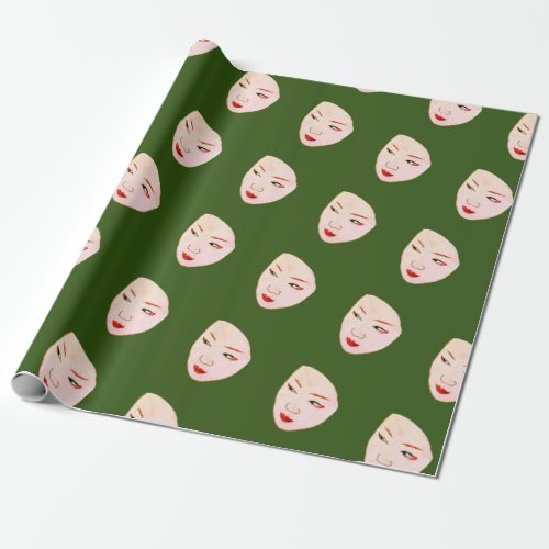 Geisha Wrapping Paper