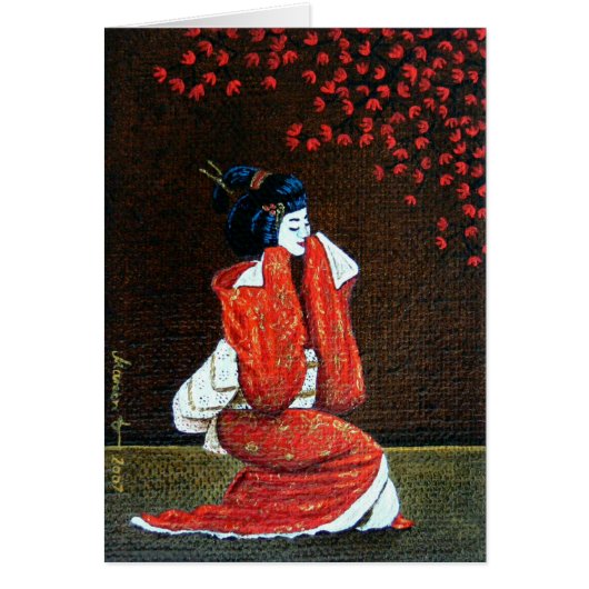 "Geisha's Dance" Cards (Front)