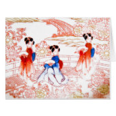 Geishas in garden (Front Horizontal)