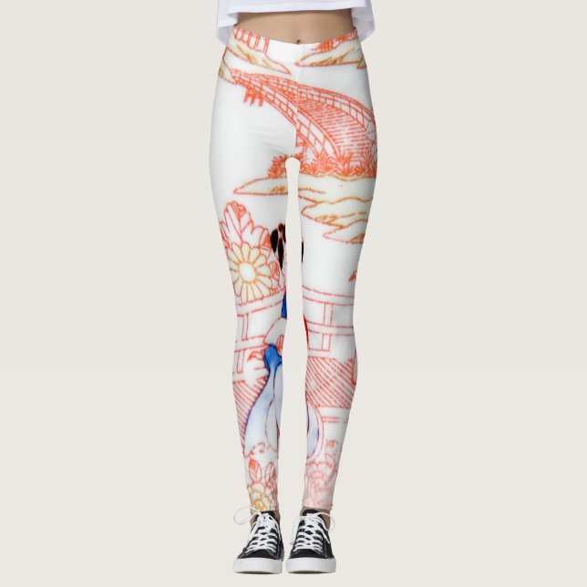 Geishas in garden leggings (Front)