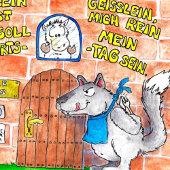 Geisslein Birthday greeting card by Nicole Janes