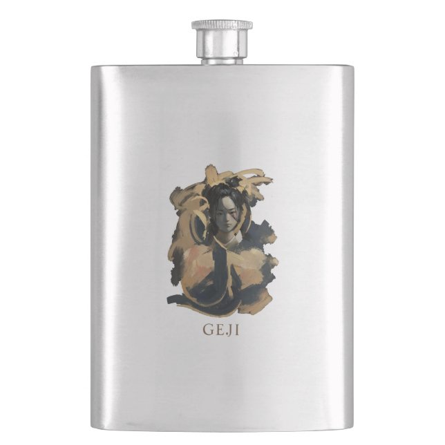 Geji Portrait Flask (Front)