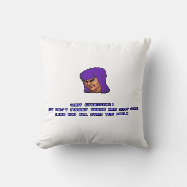 Geki KO'ed 2 Throw Pillow (Front)