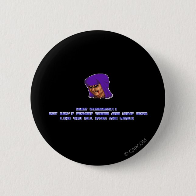 Geki KO'ed Pinback Button (Front)