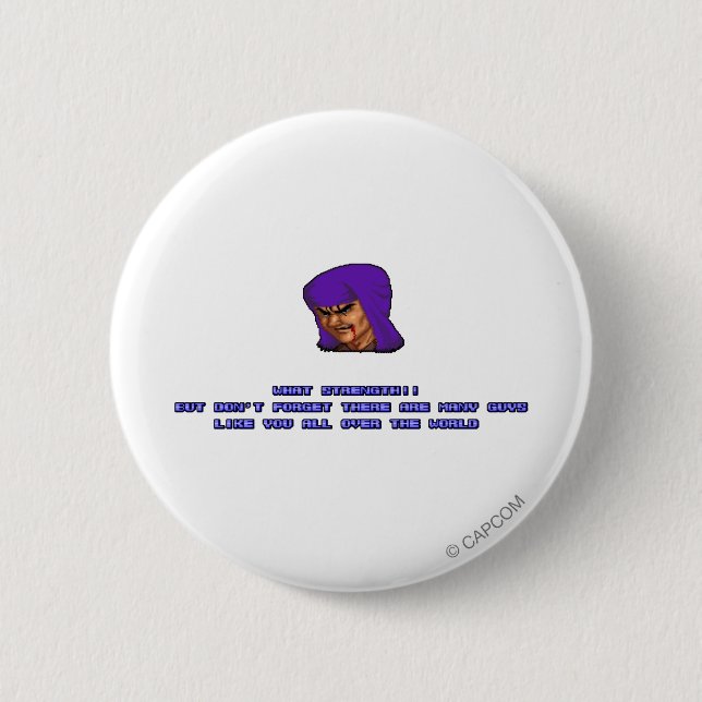 Geki KO'ed Pinback Button (Front)