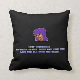 Geki KO'ed Throw Pillow