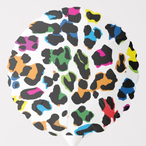 Gekleurde Luipaard print dierenprint patroon Balloon