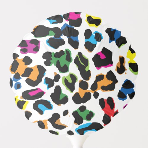 Gekleurde Luipaard print dierenprint patroon Balloon
