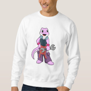 Geko as Mechanic with Wrench Sweatshirt