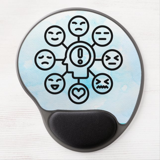Gel Emotion Mouse Mat – Feelings in Focus (Front)