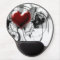 Gel Mouse pad/Butterfly and Heart