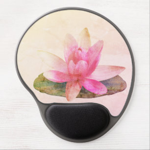 GEL MOUSE PAD : PINK LOTUS
