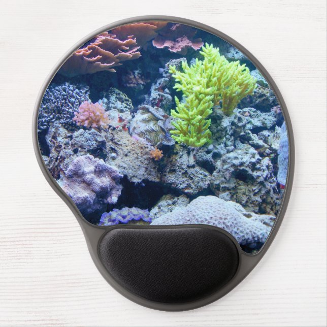 Gel mouse pad, underwater ocean scene, sea gel mouse pad (Front)