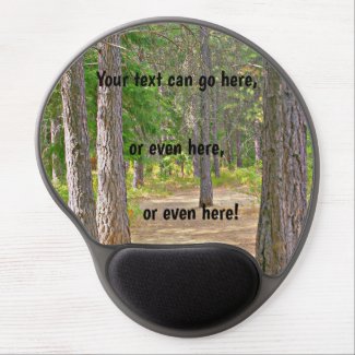 Gel mouse pad, your own image and text, gel mouse pad