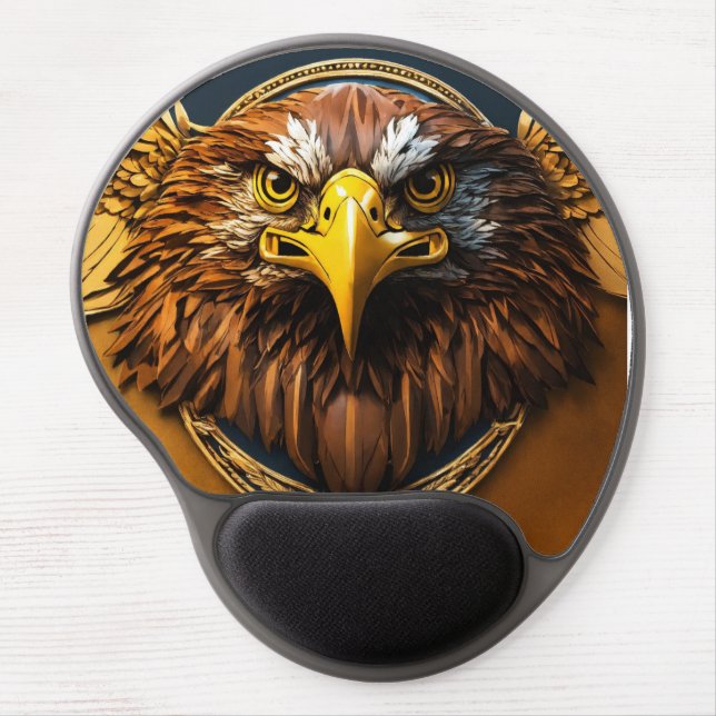 Gel Mouse Ped with Eagle Photo Gel Mouse Pad (Front)