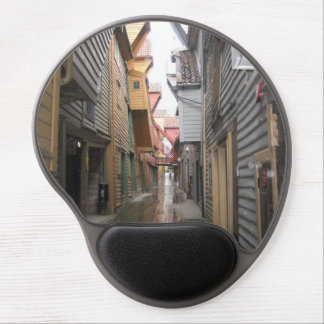 Gel Mousepad - Bryggen Walkway, Bergen, Norway