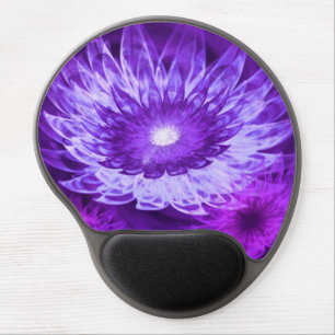 Gel Mousepad Fantasy Flowers Purple