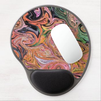 Gel Mousepad/multi-colored-paisley Effect Gel Mouse Pad by whatawonderfulworld at Zazzle