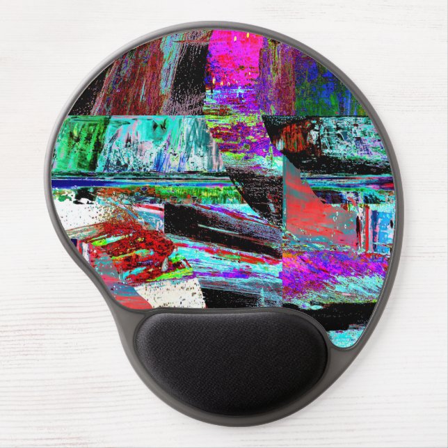 Gel Mousepad – Neon Pulse (Front)