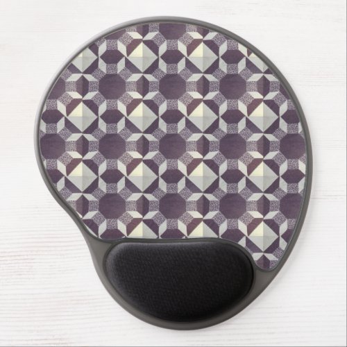 Gel Mousepad _ Purple Quilt Pattern