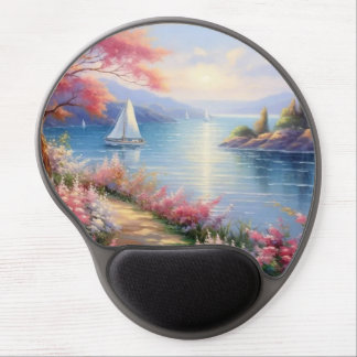 Gel Mousepad | Sailboats in Distance