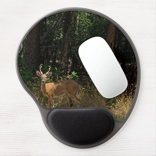 Gel Mousepad "White Tail Deer" (Left Side)
