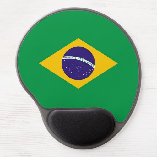 Gel Mousepad with flag of Brazil