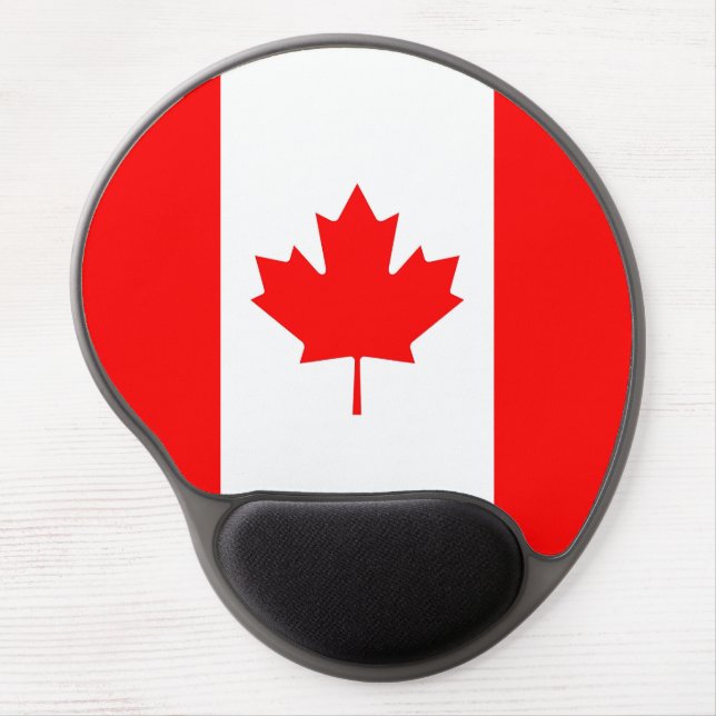 Gel Mousepad with flag of Canada (Front)