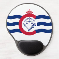 Gel Mousepad with flag of Cincinnati, USA