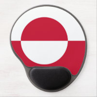Gel Mousepad with flag of Greenland