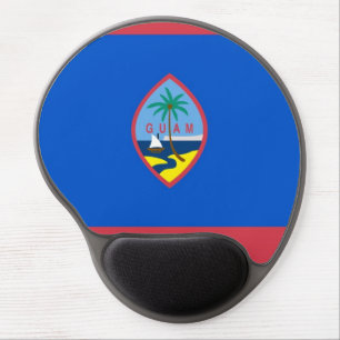 Gel Mousepad with flag of Guam, USA