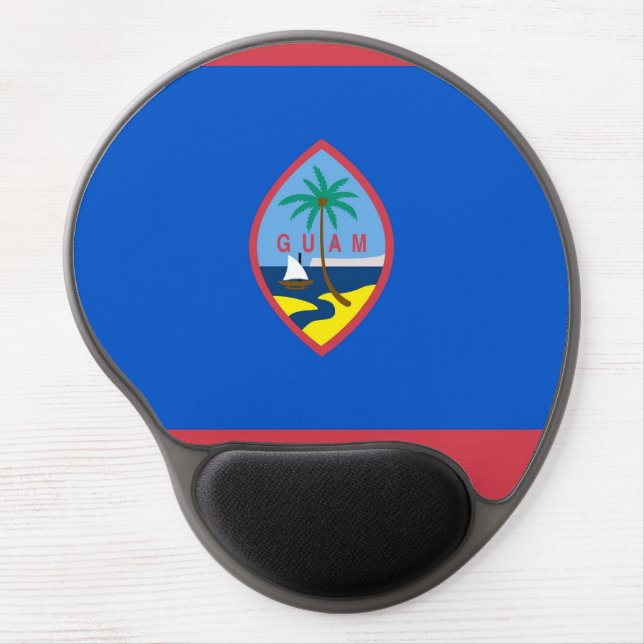Gel Mousepad with flag of Guam, USA (Front)
