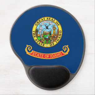Gel Mousepad with flag of Idaho, USA