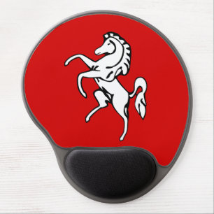 Gel Mousepad with flag of Kent County, UK