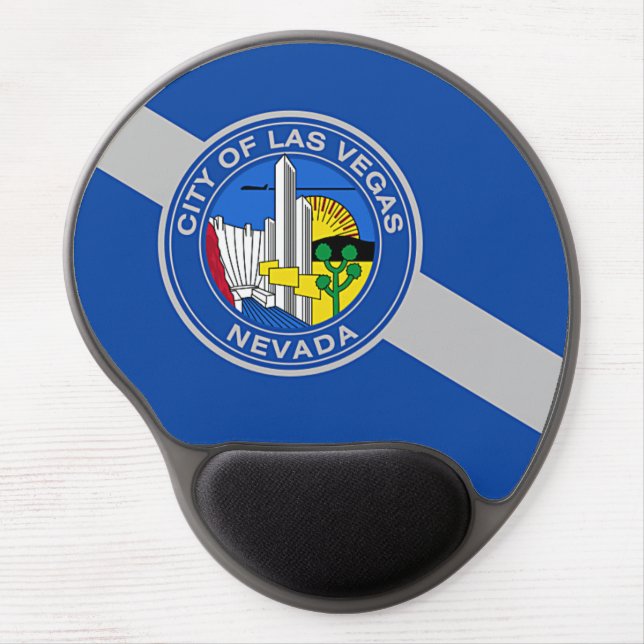 Gel Mousepad with flag of Las Vegas, USA (Front)