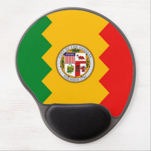 Gel Mousepad with flag of Los Angeles