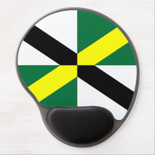 Gel Mousepad with flag of Monterey, USA