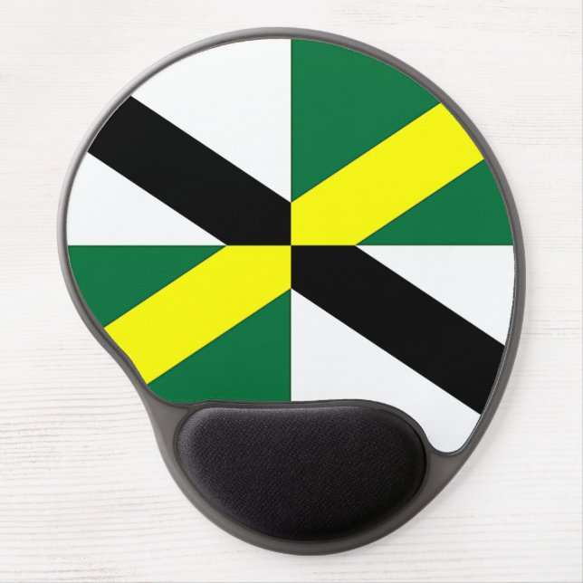 Gel Mousepad with flag of Monterey, USA (Front)