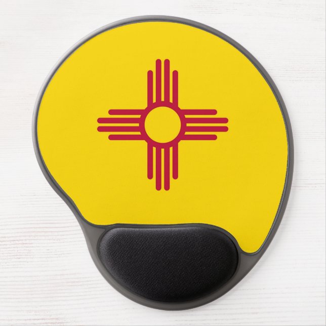 Gel Mousepad with flag of New Mexico, USA (Front)