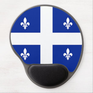 Gel Mousepad with flag of Quebec, Canada