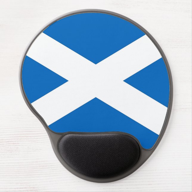 Gel Mousepad with flag of Scotland, UK (Front)