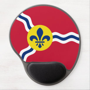 Gel Mousepad with flag of St. Louis, Missouri