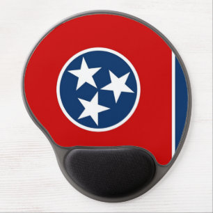 Gel Mousepad with flag of Tennessee, USA