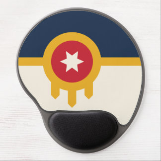 Gel Mousepad with flag of Tulsa, USA
