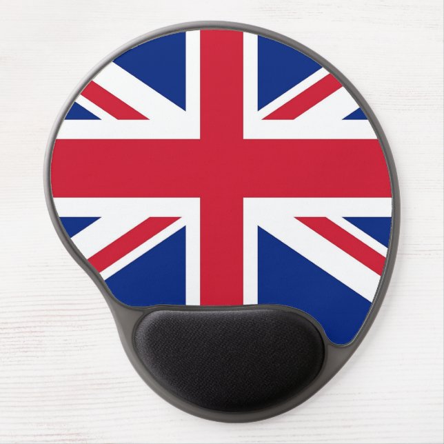 Gel Mousepad with flag of United Kingdom (Front)